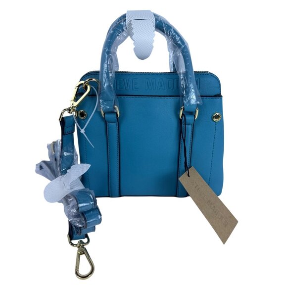 Steve Madden Budha Satchel Crossbody handbag Green Blue OS - Picture 2 of 7